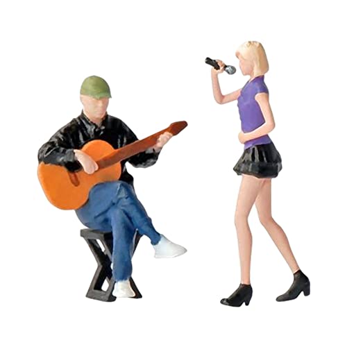 harayaa 1:64 Mini-Gitarr und Modellfiguren DIY Mikrolandschaften Modelleisenbahnen Menschenfiguren Sammlerstücke für Miniaturszene Puppenhaus harayaa 1:64 Mini-Gitarr und Modellfiguren DIY Mikrolandschaften Modelleisenbahnen Menschenfiguren Sammlerstücke für Miniaturszene Puppenhaus von harayaa