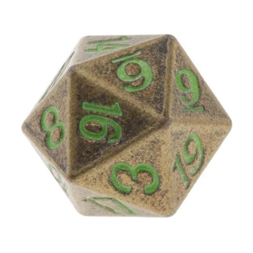 harayaa 10x 1x Dice D20 D20 22 Seiten mit Zwanzig Seiten Glow in The Dark von harayaa