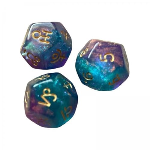 harayaa 10x 3X Digitales Würfel Rollenspiele Spiel Accessoires Party Requisiten Table Brettspiel von harayaa
