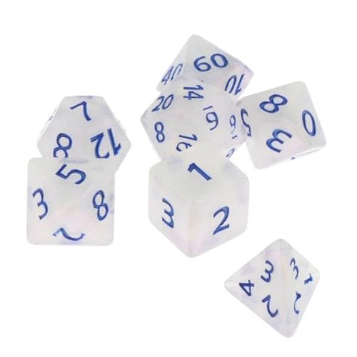 harayaa 10x 7/Set Multi Side Dices Set D4 D20 Sterben für TRPG Rollenspiele Spielzeug #7 von harayaa
