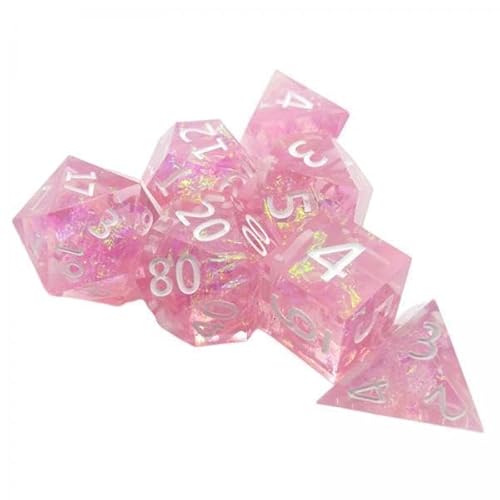 harayaa 10x 7 Stück Polyedrische Würfel für RPG Und Brettspiele harayaa 10x 7 Stück Polyedrische Würfel für RPG Und Brettspiele von harayaa