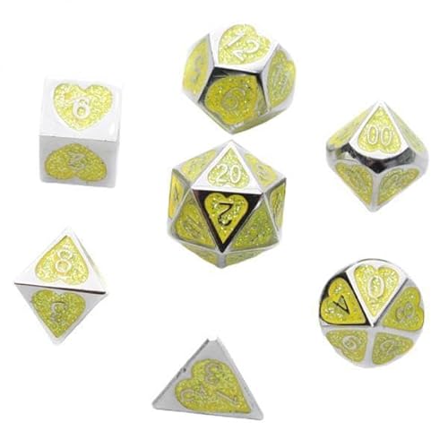 harayaa 10x 7 Stücke Metall Polyedrisch D8 D10 D12 D20 Rollenspiel Spiel H harayaa 10x 7 Stücke Metall Polyedrisch D8 D10 D12 D20 Rollenspiel Spiel H von harayaa