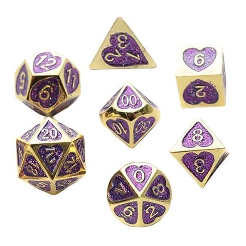 harayaa 10x 7pcs Herzform Feste Polyedrische Würfel für RPG Tischspielspielzeug #8 harayaa 10x 7pcs Herzform Feste Polyedrische Würfel für RPG Tischspielspielzeug #8 von harayaa