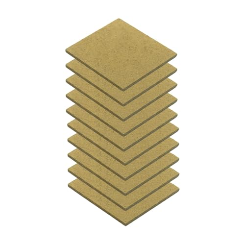 harayaa 10x Gebäude Modell Grundplatten Haus Gebäude Platten Basis Boards für Kunst Handwerk, 12cmx12cm von harayaa