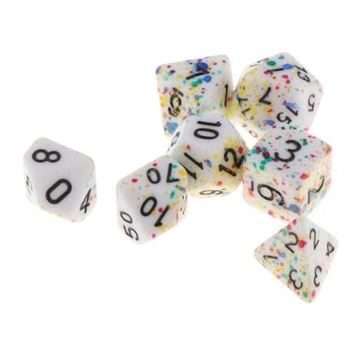 harayaa 10x Multi Dice D4 D6 D8 D10 D12 D20 Set von 7pcs Polyedrisch Zinsen Set 5 harayaa 10x Multi Dice D4 D6 D8 D10 D12 D20 Set von 7pcs Polyedrisch Zinsen Set 5 von harayaa