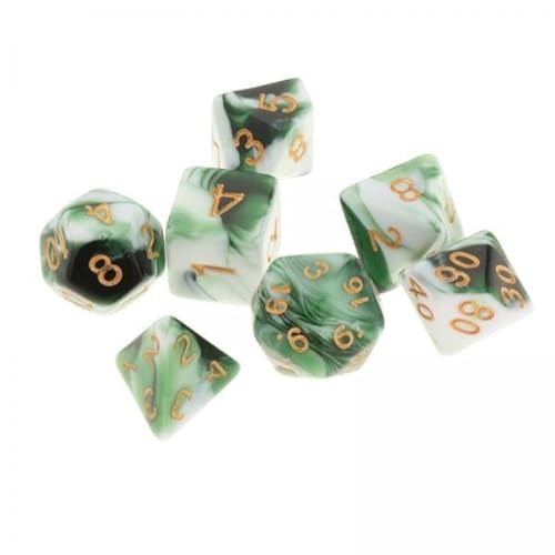 harayaa 10x Polyedrische Würfel für Brettspiele Und Casino D8 D10 D12 D20 RPG Zubehör harayaa 10x Polyedrische Würfel für Brettspiele Und Casino D8 D10 D12 D20 RPG Zubehör von harayaa