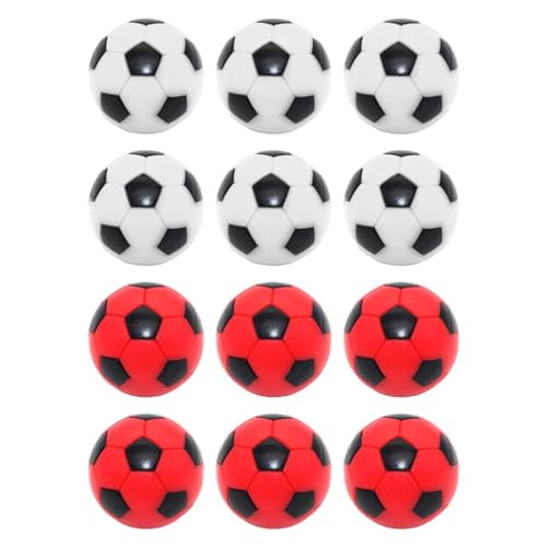 harayaa 12 Stück Tischfußballbälle Fußball Tischspielbälle Tischfußballbälle 36 mm für Fingersport von harayaa