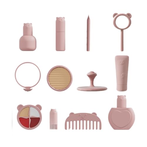 harayaa 12 Stücke tun Make -up -Kits Kosmetik -Set -Spielzeug Make -up -Spielzeugkits für Prinzessin Dress -up von harayaa