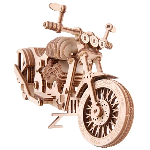 harayaa 136 Teile 3D-Holzpuzzle Motorradmodell Basteln DIY Handwerk Hobbys für Wohnzimmer von harayaa