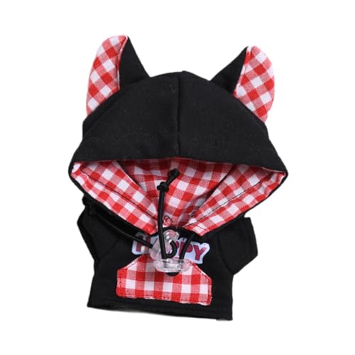 harayaa 15cm 17cm Plüsch Puppenkleidung Puppenkostüm Puppensweatshirt süße Puppenkleidung für Kinder, Schwarz harayaa 15cm 17cm Plüsch Puppenkleidung Puppenkostüm Puppensweatshirt süße Puppenkleidung für Kinder, Schwarz von harayaa