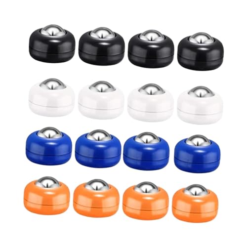 harayaa 16 Stück Shuffleboard Pucks, Curling Pucks, Ersatz 25 Mm Tischspiel Pucks von harayaa