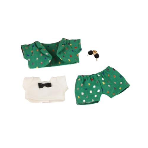harayaa 17 cm Mini Puppenkleidung Zubehör für 6 Zoll Puppen, tragbare DIY Outfits, GrÜn von harayaa