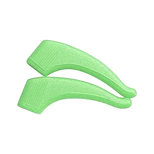 harayaa 2 Stück Anti Rutsch Brillen Ohrgriffhaken, Brillenhalter, Brillenbügelspitzen, Hülsenhalter für Kinder Und Erwachsene, Grün harayaa 2 Stück Anti Rutsch Brillen Ohrgriffhaken, Brillenhalter, Brillenbügelspitzen, Hülsenhalter für Kinder Und Erwachsene, Grün von harayaa
