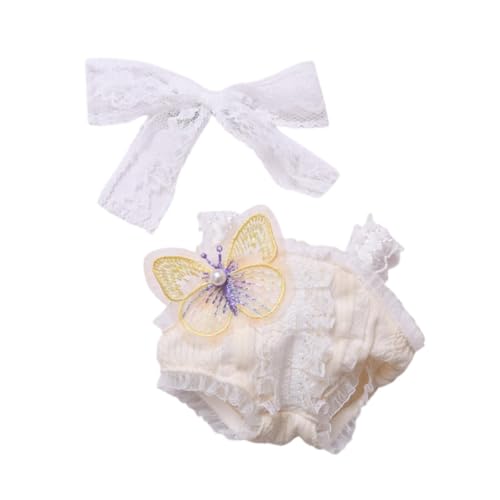 harayaa 2 Stücke 15 cm Girl Puppenkleidung Kleidung, beugte Kopfschmuckdekor, Anhänger Puppenstrompers Set Set, Gelb harayaa 2 Stücke 15 cm Girl Puppenkleidung Kleidung, beugte Kopfschmuckdekor, Anhänger Puppenstrompers Set Set, Gelb von harayaa