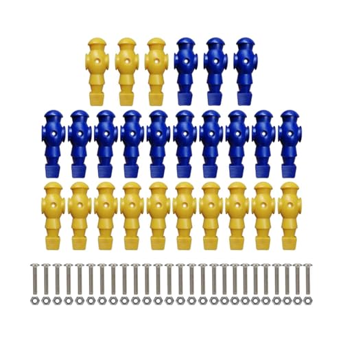 harayaa 26Pcs Tabelle Fußball Spieler Foosball Männer Fußball Tisch Zubehör Foosball Spieler, Blau Gelb harayaa 26Pcs Tabelle Fußball Spieler Foosball Männer Fußball Tisch Zubehör Foosball Spieler, Blau Gelb von harayaa