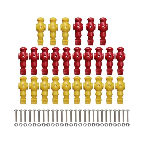 harayaa 26Pcs Tabelle Fußball Spieler Foosball Männer Fußball Tisch Zubehör Foosball Spieler, Rot Gelb harayaa 26Pcs Tabelle Fußball Spieler Foosball Männer Fußball Tisch Zubehör Foosball Spieler, Rot Gelb von harayaa