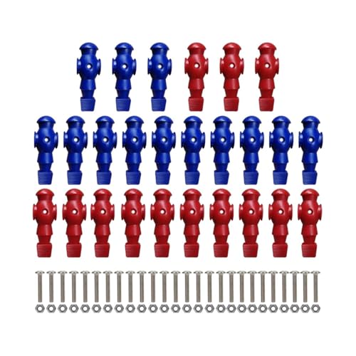 harayaa 26Pcs Tabelle Fußball Spieler Foosball Männer Fußball Tisch Zubehör Foosball Spieler, Rotblau harayaa 26Pcs Tabelle Fußball Spieler Foosball Männer Fußball Tisch Zubehör Foosball Spieler, Rotblau von harayaa
