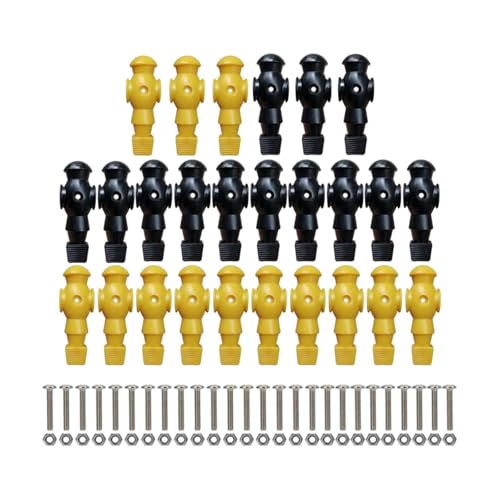harayaa 26Pcs Tabelle Fußball Spieler Foosball Männer Fußball Tisch Zubehör Foosball Spieler, Schwarz Gelb harayaa 26Pcs Tabelle Fußball Spieler Foosball Männer Fußball Tisch Zubehör Foosball Spieler, Schwarz Gelb von harayaa