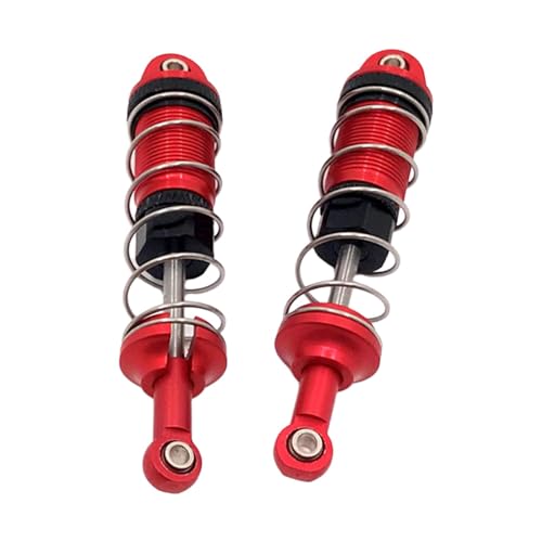 harayaa 2X 1:16 hydraulische vordere und hintere Stoßdämpfer Ersatzteile Aluminium RC Dämpfer Zubehör für 16101 16106 RC Car DIY, Rot harayaa 2X 1:16 hydraulische vordere und hintere Stoßdämpfer Ersatzteile Aluminium RC Dämpfer Zubehör für 16101 16106 RC Car DIY, Rot von harayaa