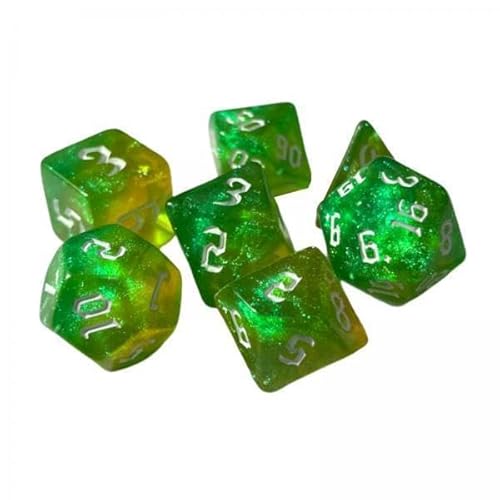harayaa 2X 7 Teile Polyeder Würfel D8 D10 D12 D20 für Spiele Und Partys von harayaa
