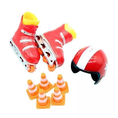 harayaa 2X Puppenhaus Sport Skates Set Puppenhaus Straßensperren Leichte Landschaftsbedarf Mini Skates für Puppenzubehör Dekor harayaa 2X Puppenhaus Sport Skates Set Puppenhaus Straßensperren Leichte Landschaftsbedarf Mini Skates für Puppenzubehör Dekor von harayaa
