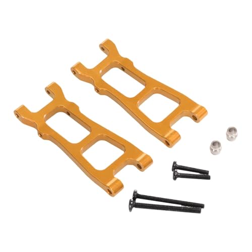 harayaa 2X RC Hecksuspension Arm Heck unterer Schwung Arm für 20208 C8811 Aluminiumlegierung tragbar 1:20 Hintere Suspensionshängelarm, Gold von harayaa
