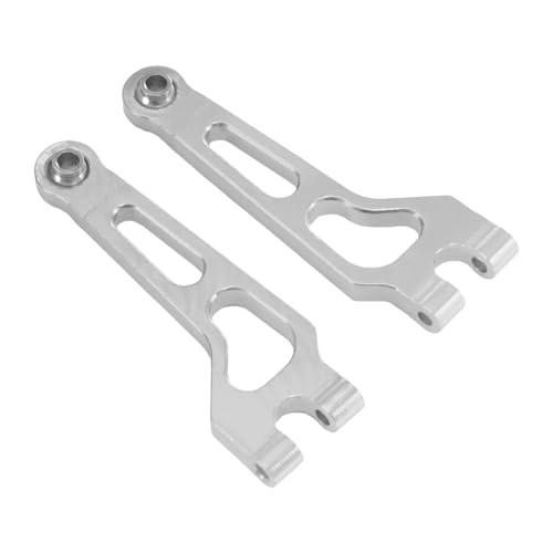 harayaa 2pcs vordere Suspensionsarme Modell Fernbedienung Spielzeugzubehör Fahrzeugfahrzeug RC Swing Arms, Argent von harayaa