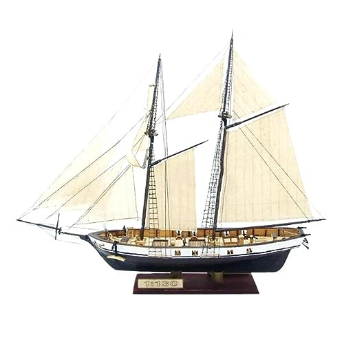 harayaa 3D Holzpuzzle Zum Selbermachen, Schiffshandwerk für Schiff, Nautisches Segelboot, Modellschiff von harayaa