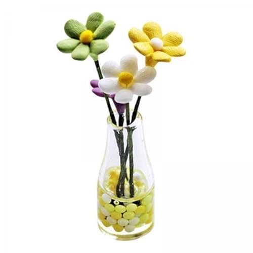 harayaa 3X 1 Piece 1/12 Dollhouse Miniaturzubehör Blumenvase Modell Vase DIY von harayaa