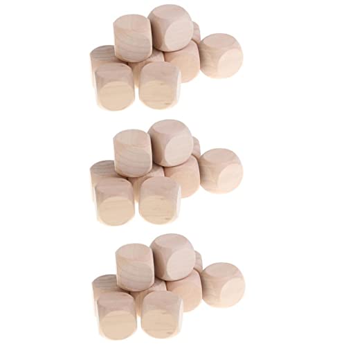 harayaa 3X 10 STÜCKE Blanko Holz 3 cm für Babyparty Basteln Geschenk von harayaa