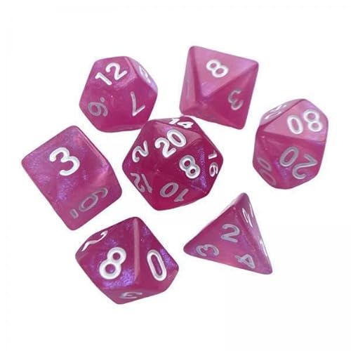 harayaa 3X 7 Stück Mehrseitige Würfel Acrylwürfel Partyspielwürfel D4 D20 Rollenspielwürfel Polyedrisches Würfelset für Brettspiel Kartenspiele harayaa 3X 7 Stück Mehrseitige Würfel Acrylwürfel Partyspielwürfel D4 D20 Rollenspielwürfel Polyedrisches Würfelset für Brettspiel Kartenspiele von harayaa