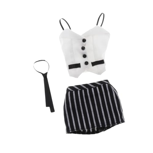 harayaa 3x1/6 Damen Anzug Outfit,Top Rock und Krawatte, Ankleiden, Cosplay DIY Doll Full Suit, für 12 "männliche Action Figur, Weiß harayaa 3x1/6 Damen Anzug Outfit,Top Rock und Krawatte, Ankleiden, Cosplay DIY Doll Full Suit, für 12 "männliche Action Figur, Weiß von harayaa