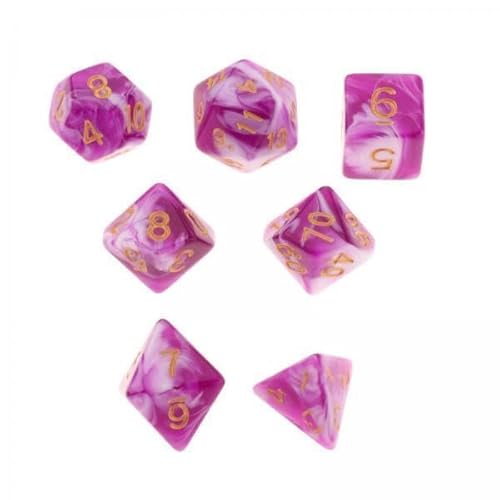 harayaa 4X 7X Polyedrische Würfel für Brettspiele Und Casino D8 D10 D12 D20 RPG Zubehör harayaa 4X 7X Polyedrische Würfel für Brettspiele Und Casino D8 D10 D12 D20 RPG Zubehör von harayaa