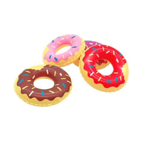 harayaa 4X Badewanne Spielzeug Schwimmringe Geschenk farbenfrohe Mini Robustes Puppenhauszubehör Miniaturen für Kinder, Donut -Muster harayaa 4X Badewanne Spielzeug Schwimmringe Geschenk farbenfrohe Mini Robustes Puppenhauszubehör Miniaturen für Kinder, Donut -Muster von harayaa