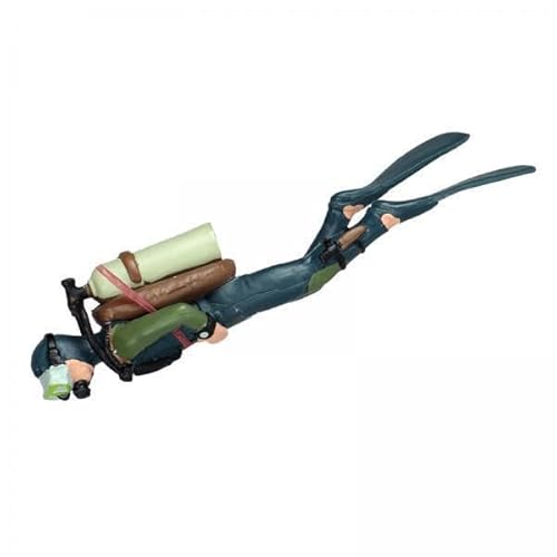 harayaa 4X Simulation Miniatur Taucher Figur Unterwasser Ozeane Pavillon Dekor Mini Figur Spielzeug, Stil 1 von harayaa