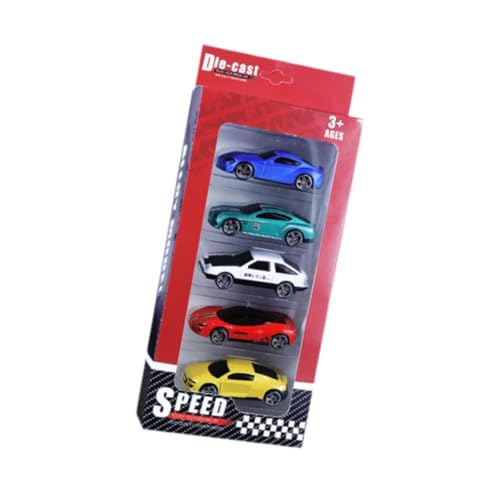 harayaa 5 Miniaturfahrzeuge Aus Druckguss für Sammler, Style B von harayaa