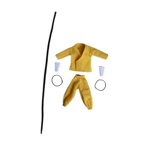 harayaa 5 Stücke 1:12 Maßstab Figurenkleidung mit Hosen Und Gürtel für Actionfiguren, Gelb harayaa 5 Stücke 1:12 Maßstab Figurenkleidung mit Hosen Und Gürtel für Actionfiguren, Gelb von harayaa