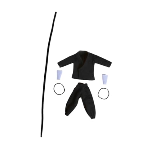 harayaa 5 Stücke 1:12 Maßstab Figurenkleidung mit Hosen Und Gürtel für Actionfiguren, Schwarz harayaa 5 Stücke 1:12 Maßstab Figurenkleidung mit Hosen Und Gürtel für Actionfiguren, Schwarz von harayaa
