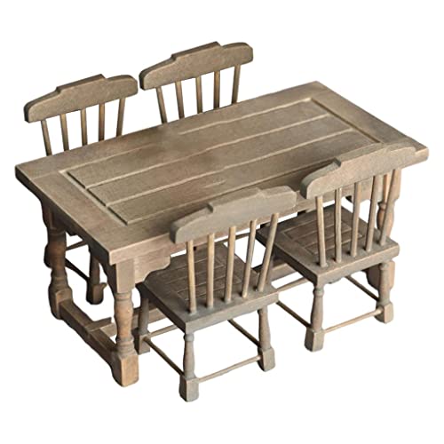 harayaa 5 Teiliges Esstisch Modell Set 1:12 Puppenhaus Miniaturmöbel harayaa 5 Teiliges Esstisch Modell Set 1:12 Puppenhaus Miniaturmöbel von harayaa