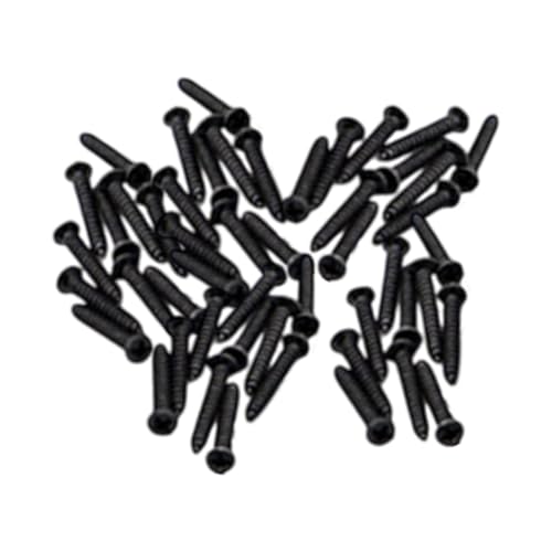 harayaa 50 Stücke Ho -n -Schienenfixierschraube, Modellbahnteile, Hobby -Zug -Zubehör DIY ACCS, Kurz von harayaa