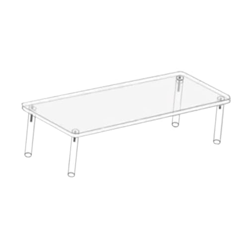 harayaa Acryl Riser Display Regal Regal Puppe Ton Figur Display Hochzeit Tablett Display Rack Dessert Regal für Parfüm Sammlung, Einstufig harayaa Acryl Riser Display Regal Regal Puppe Ton Figur Display Hochzeit Tablett Display Rack Dessert Regal für Parfüm Sammlung, Einstufig von harayaa