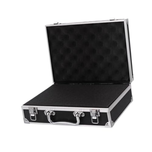 harayaa Aluminiumlegierung Werkzeugkoffer für Instrumente Und Dokumente, Schwarz harayaa Aluminiumlegierung Werkzeugkoffer für Instrumente Und Dokumente, Schwarz von harayaa