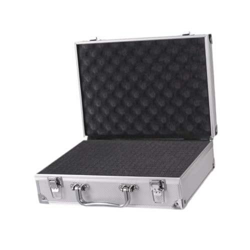 harayaa Aluminiumlegierung Werkzeugkoffer für Instrumente Und Dokumente, Silber harayaa Aluminiumlegierung Werkzeugkoffer für Instrumente Und Dokumente, Silber von harayaa