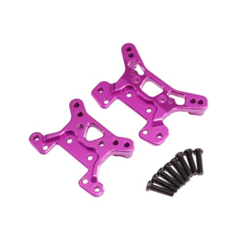 harayaa Aluminiumlegierung vordere und hintere Stoßdämpfer RC -Autozubehör Schockhalterungen 1/14 1/12 RC -Auto, Lila von harayaa