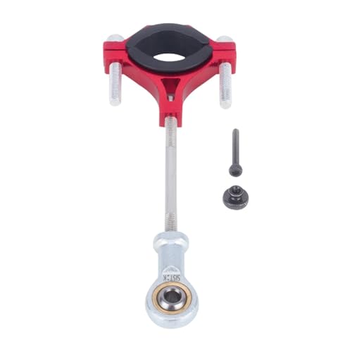 harayaa Anhänger Abschlepphaken RC Crawler Abschlepphaken Pleuelstange Schnellverschluss für Automobil RC Auto, Rot von harayaa
