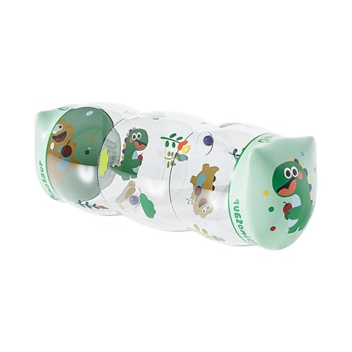 harayaa Aufblasbarer Tummy Time Roller, Musikalischer Krabbelroller für Die Frühe Entwicklung, für Den Innen Und Außenbereich, Tolles Geschenk für Kinder von harayaa