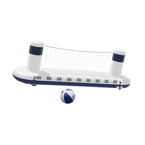 harayaa Aufblasbares Pool-Volleyball-Set, Sommer-Pool-Spiele, Spaß, leichtes aufblasbares Volleyballnetz für Kinder, Eltern, Outdoor, 300cmx75cmx90cm harayaa Aufblasbares Pool-Volleyball-Set, Sommer-Pool-Spiele, Spaß, leichtes aufblasbares Volleyballnetz für Kinder, Eltern, Outdoor, 300cmx75cmx90cm von harayaa