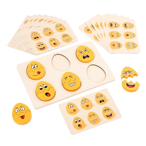 harayaa Ausdrücke Eier Puzzle Holz Puzzles Glück Wut Traurigkeit Freude Gesicht Ändern Spiel für Klassenzimmer Fähigkeit harayaa Ausdrücke Eier Puzzle Holz Puzzles Glück Wut Traurigkeit Freude Gesicht Ändern Spiel für Klassenzimmer Fähigkeit von harayaa