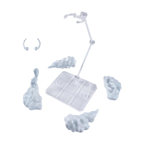 harayaa Ausstellungsständer für Raucheffektmodelle, Zubehör für Dioramaszenen, Raucheffektteile für Regale, Weiß von harayaa