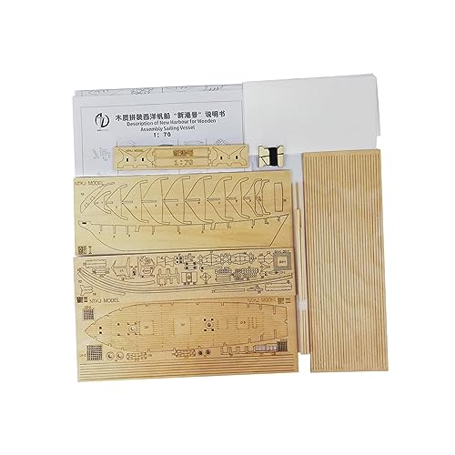 harayaa Basteln im Maßstab 1:70, nautische Segelboot-Modellbausätze, unmontiertes Schiff, Holzmodellbausätze, DIY Puzzle für Sammlerstücke, harayaa Basteln im Maßstab 1:70, nautische Segelboot-Modellbausätze, unmontiertes Schiff, Holzmodellbausätze, DIY Puzzle für Sammlerstücke, von harayaa